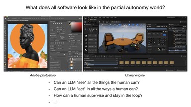 What does all software look like in the partial autonomy world?